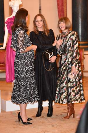 Kate Middleton avec Stella McCartney et Anna Wintour