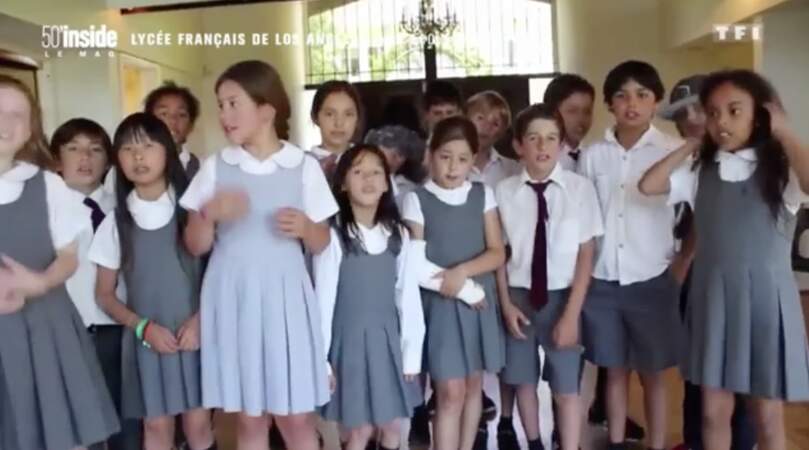 Jade Hallyday déjà artiste : à la chorale du lycée français de Los Angeles