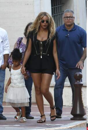 Beyonce et sa fille Blue Ivy, 4 ans