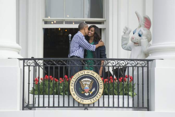 Michelle Obama était aux côtés de son mari pour lancer les festivités