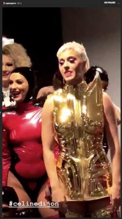 Katy Perry, très heureuse d'avoir enfin pu voir Céline Dion