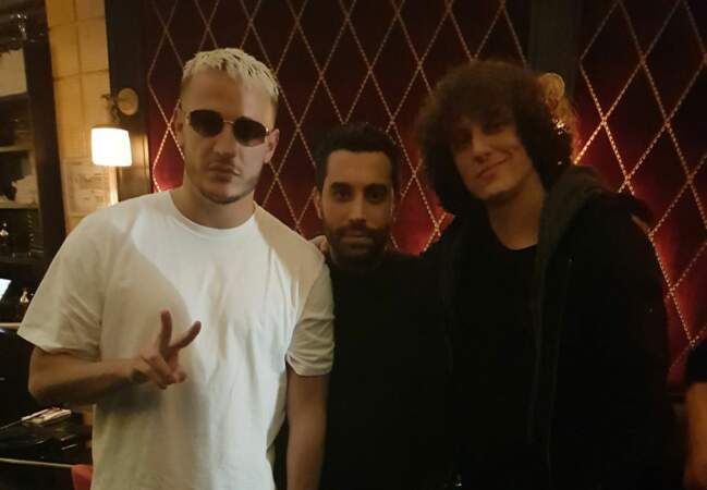 DJ Snake, Mehdi Abdelhedi et David luiz 