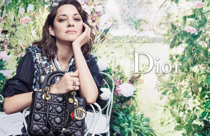 Sublime Marion Cotillard pour la campagne du sac Lady Dior. 