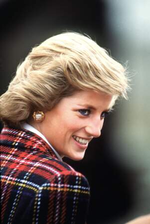 La princesse de Galles en visite en France en novembre 1988