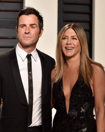 Jennifer Aniston et Justin Theroux à l'after-party des Oscars 