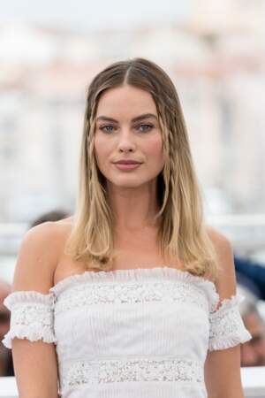 Margot Robbie au photocall du film Once upon a time in Hollywood dans lequel elle joue Sharon Tate