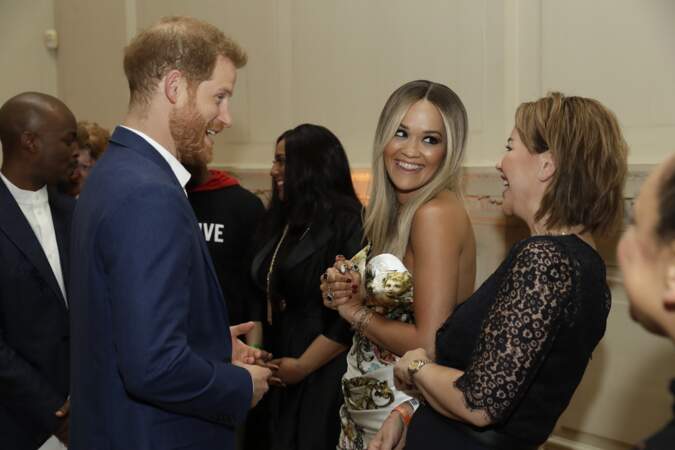Le duc de Sussex a remercié Rita Ora pour sa participation à l'événement, le 11 juin 2019