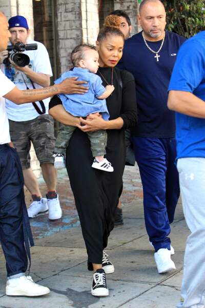 Janet Jackson de sortie avec son fils Eissa, le bout de chou est craquant