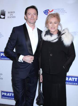 Hugh Jackman et Deborra-Lee Furness à la soirée American Australian Arts Awards à New York, le 31 janvier 2019