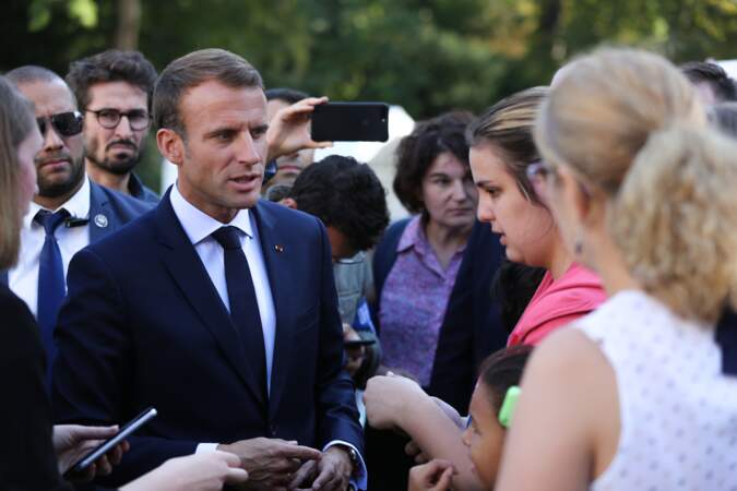Emmanuel et Brigitte Macron à l'occasion des journées du patrimoine