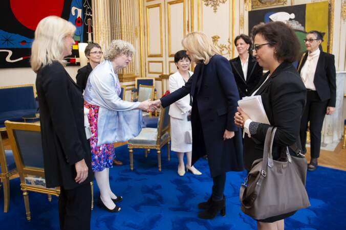 Brigitte Macron souhaitait connaître les difficultés qu'avait pu rencontrer ces 5 femmes au cours de leur carrière