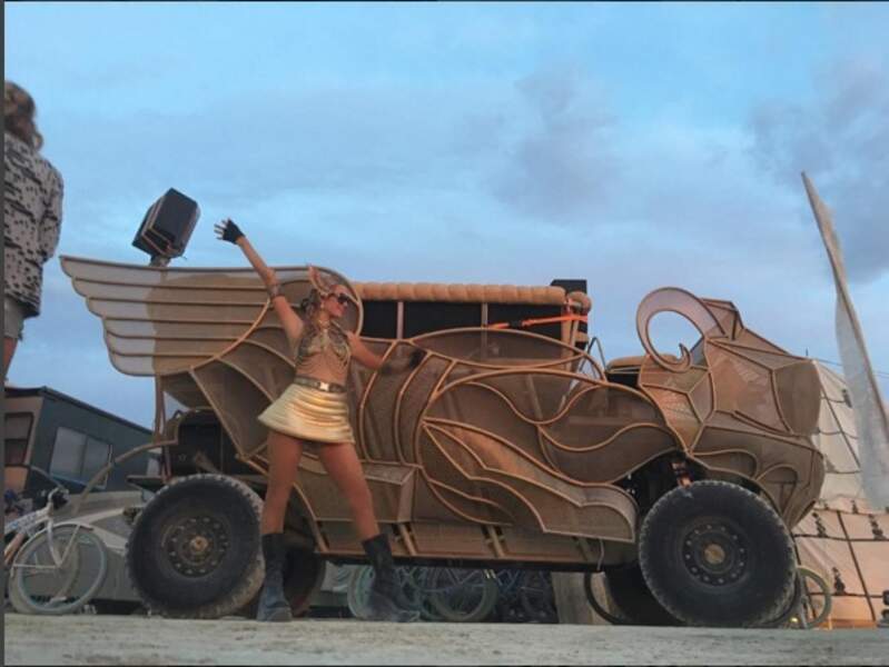 Paris Hilton au Burning Man