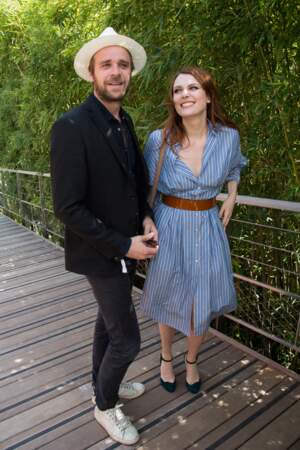 Le couple est aussi venu au village de Roland Garros en juin 2017.