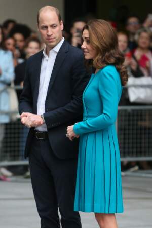 Kate Middleton et le prince William dans l'objectif des photographes 