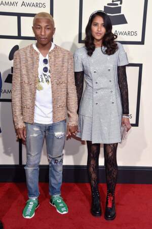 Pharrell Williams et son épouse 