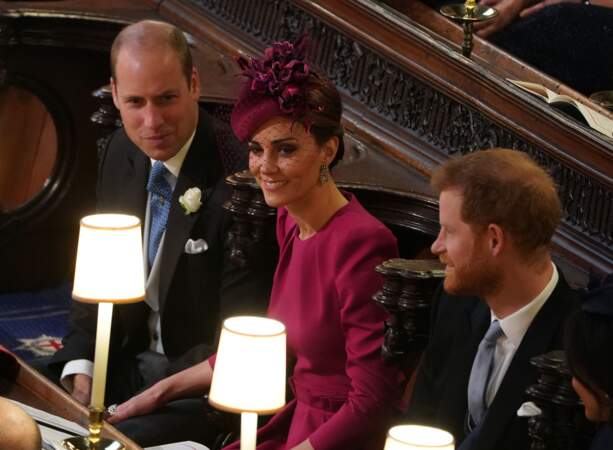 Kate Middleton au mariage d'Eugenie d'York, au château de Windsor, le 12 octobre 2018