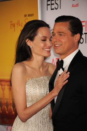 Angelina Jolie et Brad Pitt, Los Angeles 2015