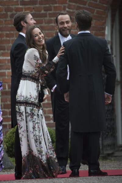 Pippa Middleton hilare termine sa lune de miel en Suède