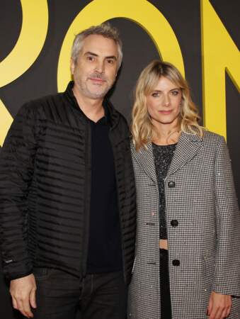 La comédienne a posé aux côtés d'Alfonso Cuarón.
