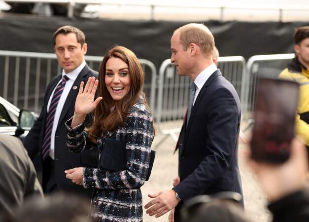 Kate Middleton et le Prince William à Manchester, le 14 octobre 2016