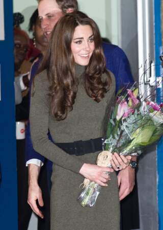 Kate Middleton en 2011, sublime avec sa chevelure de lourdes boucles à l'anglaise