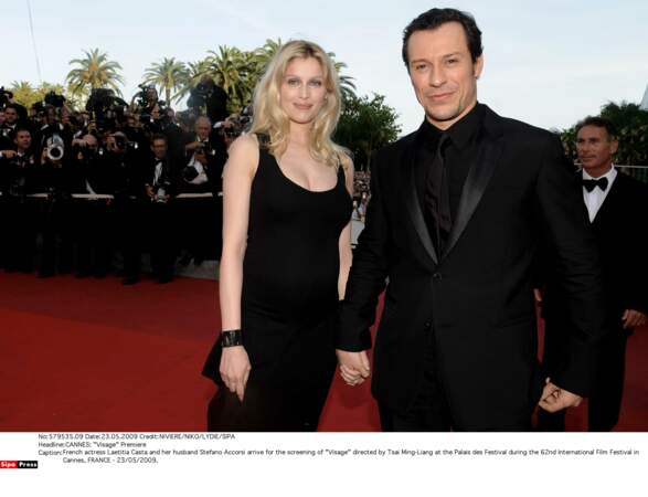 Laetitia Casta et Stefano Accorsi au festival de Cannes en 2009