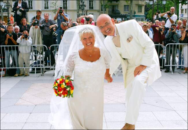 Mariage de Mimie Mathy et Benoist Gérard le 27 août 2005 à Neuilly sur Seine