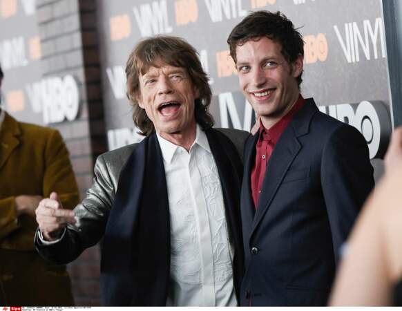 Bonne ambiance entre Mick Jagger et son fils James