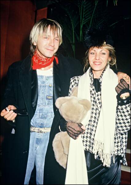 Avec son épouse Dominique (mère de sa fille Lolita) au Zénith en 1985