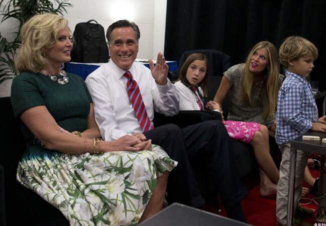 Mitt Romney et ses petits-enfants