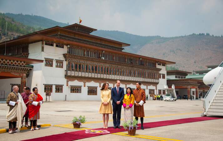 Le prince William et son épouse sont arrivés au Bhoutan