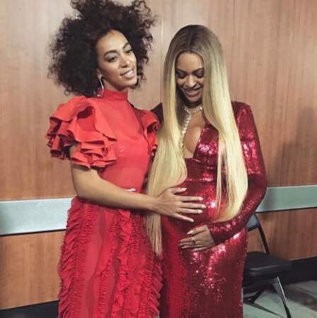 Solange Knowles et sa soeur Beyoncé