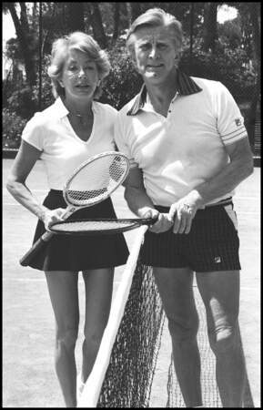 1980. Partie de tennis avec Anne.