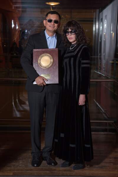 Isabelle Adjani et le réalisateur Wong Kar-Wai 