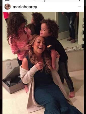 Mariah Carey et ses jumeaux