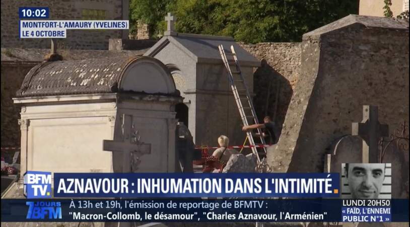 Cimetière de Monfort L'Amaury où sera inhumé Charles Aznavour