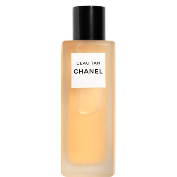 Une eau magique qui bronze progressivement : l'Eau Tan de Chanel, 56 € : 
