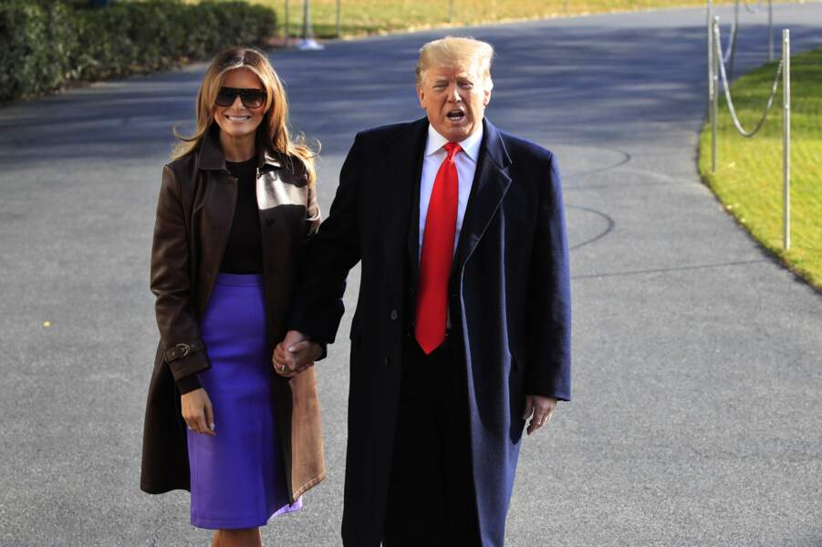 Melania Trump plus souriante que jamais avec son mari