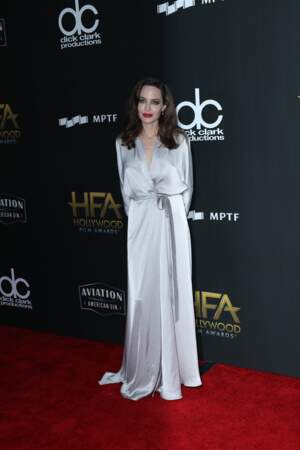 Angelina Jolie à la 21ème soirée annuelle Hollywood Film Awards à Beverly Hills, le 5 novembre 2017