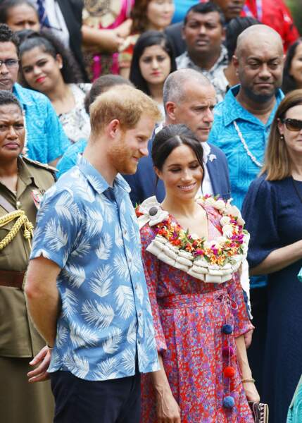 Le prince Harry et Meghan Markle aux îles Fidji le 24 octobre 2018