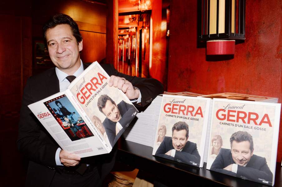 Laurent Gerra pour le lancement son livre de Laurent Gerra "Carnets d'un sale gosse" le 9 octobre 2017