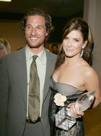 Matthew McConaughey et Sandra Bullock aux People's Choice Awards en 2006