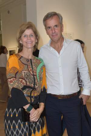 Bernard de la Villardière et sa femme Anne en juillet 2017