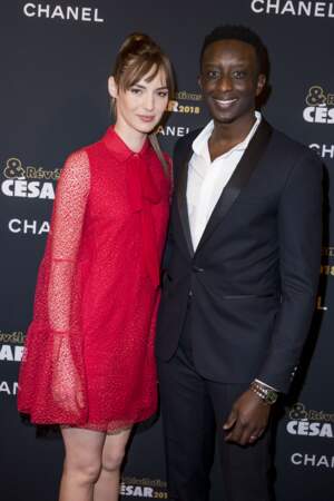 Louise Bourgoin et son filleul Ahmed Sylla 