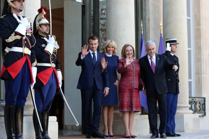 Brigitte Macron semble toujours très complice avec les autres premières dames comme la femme du président du Chili