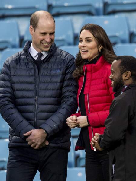 Kate Middleton et William portent une doudoune Perfect Moment, l'une des marques de sport favorites de Lady Di