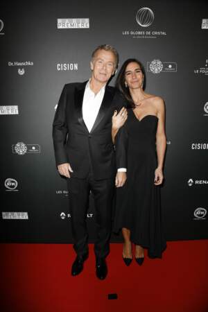 Franck Dubosc est venu en compagnie de sa femme à la cérémonie des Globes de Cristal