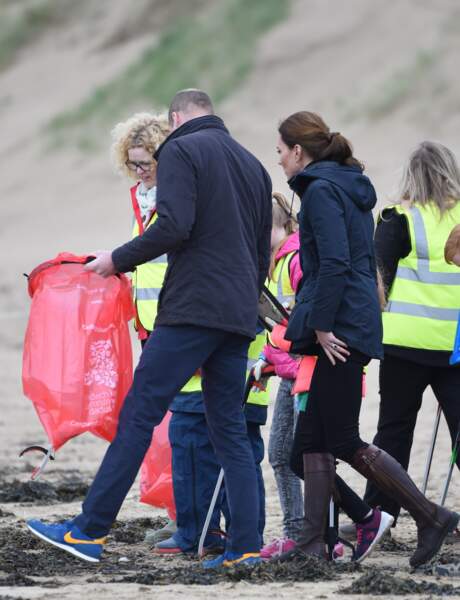 Kate et William soutiennent les efforts d'Anglesey, commune modérant l'utilisation des sacs plastiques