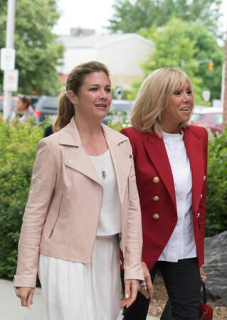 Brigitte Macron et Sophie Gregoire Trudeau, deux femmes au look moderne