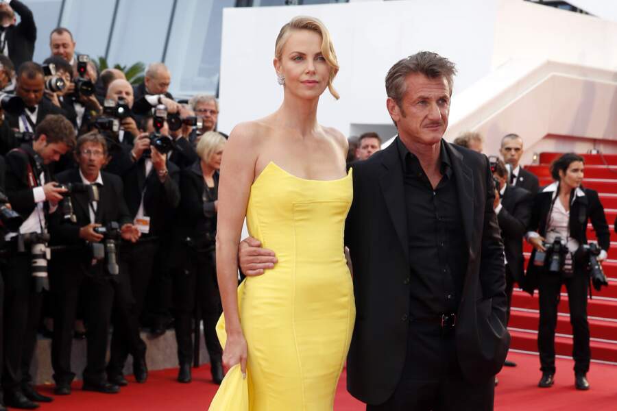 Charlize Theron et Sean Penn à Cannes, en 2015